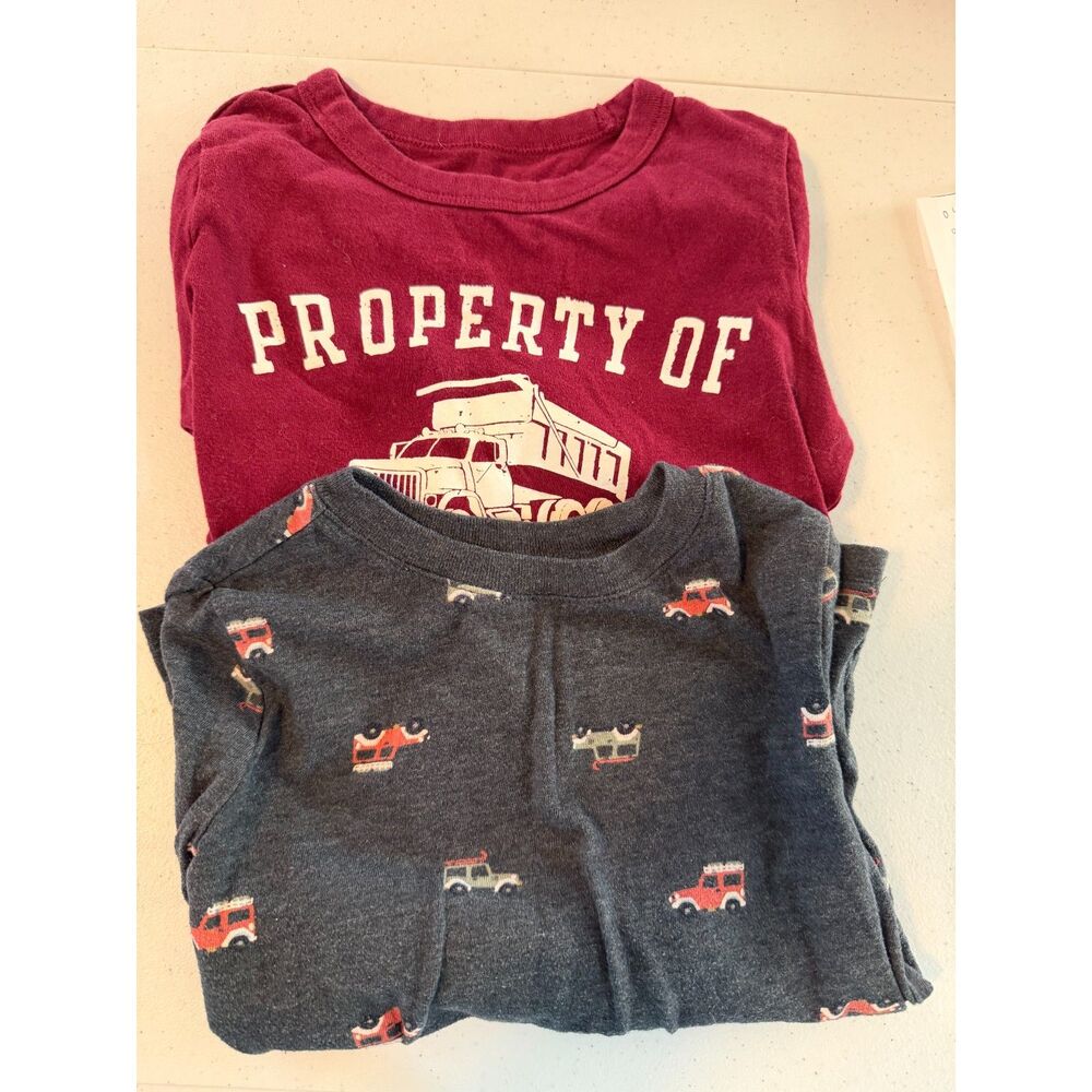 2-piece vehicle long sleeve shirt set 4T Boys